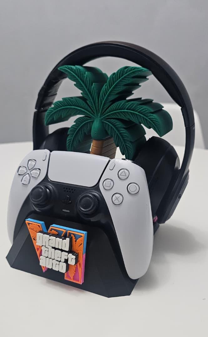 Soporte de audífonos GTA (incluye soporte para control)