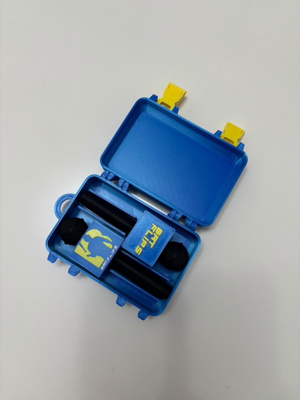 Caja para mini microfono
