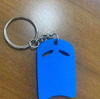 Llavero tabla natación sin NFC sin personalización