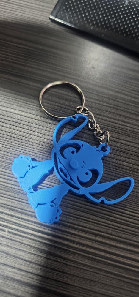 Llavero Stitch contorno