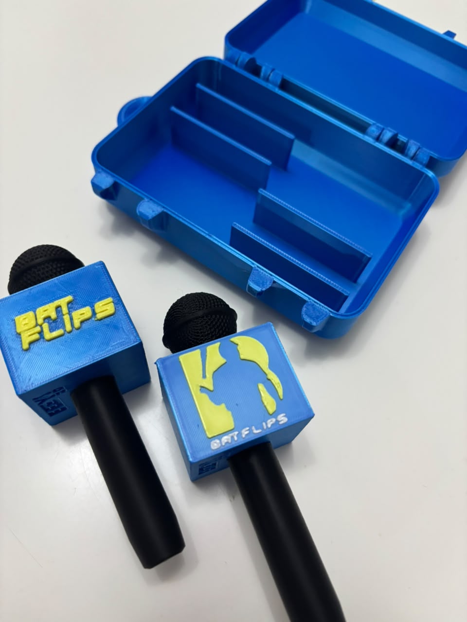 Caja para mini microfono