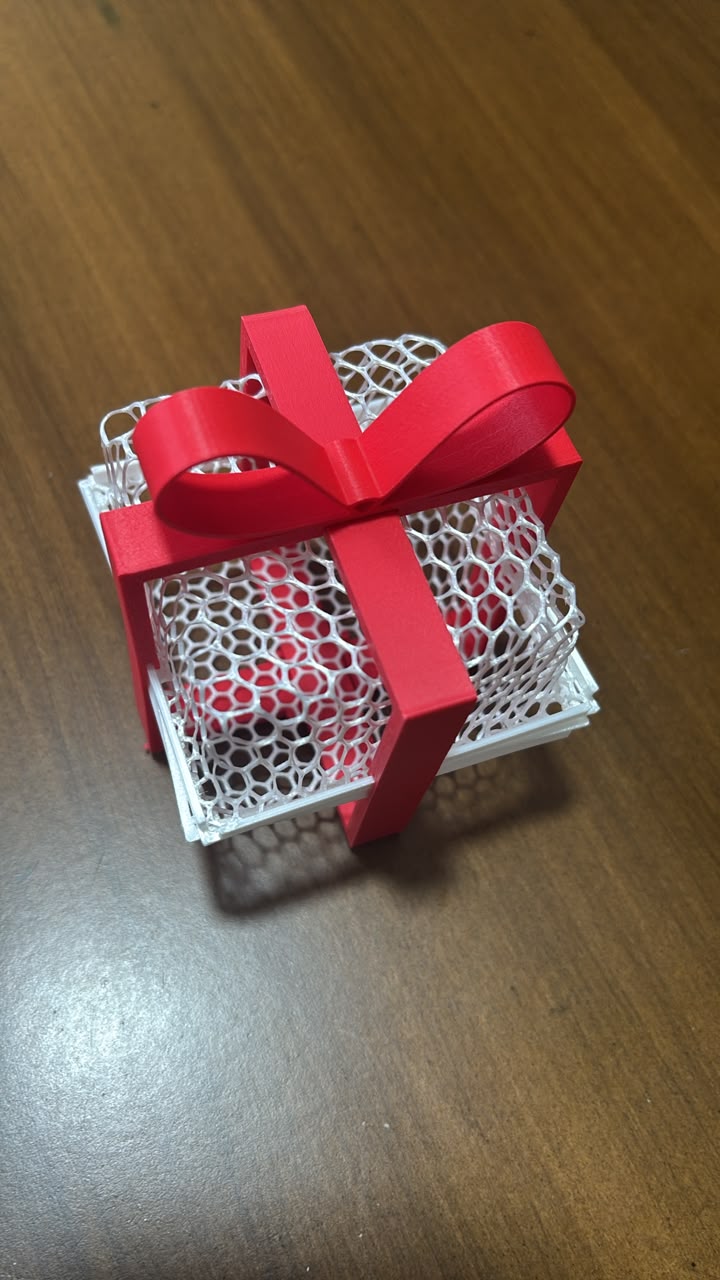 Caja Regalo Navideño Colgante